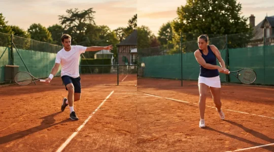Comparaison technique entre le revers à une main et à deux mains au tennis sur terre battue